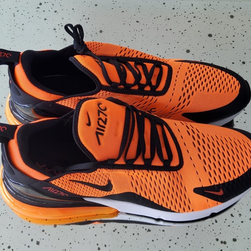 Nike Air Max 270 Total Orange Men's Shoe, 15